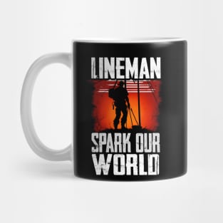 Lineman Spark Our World Mug